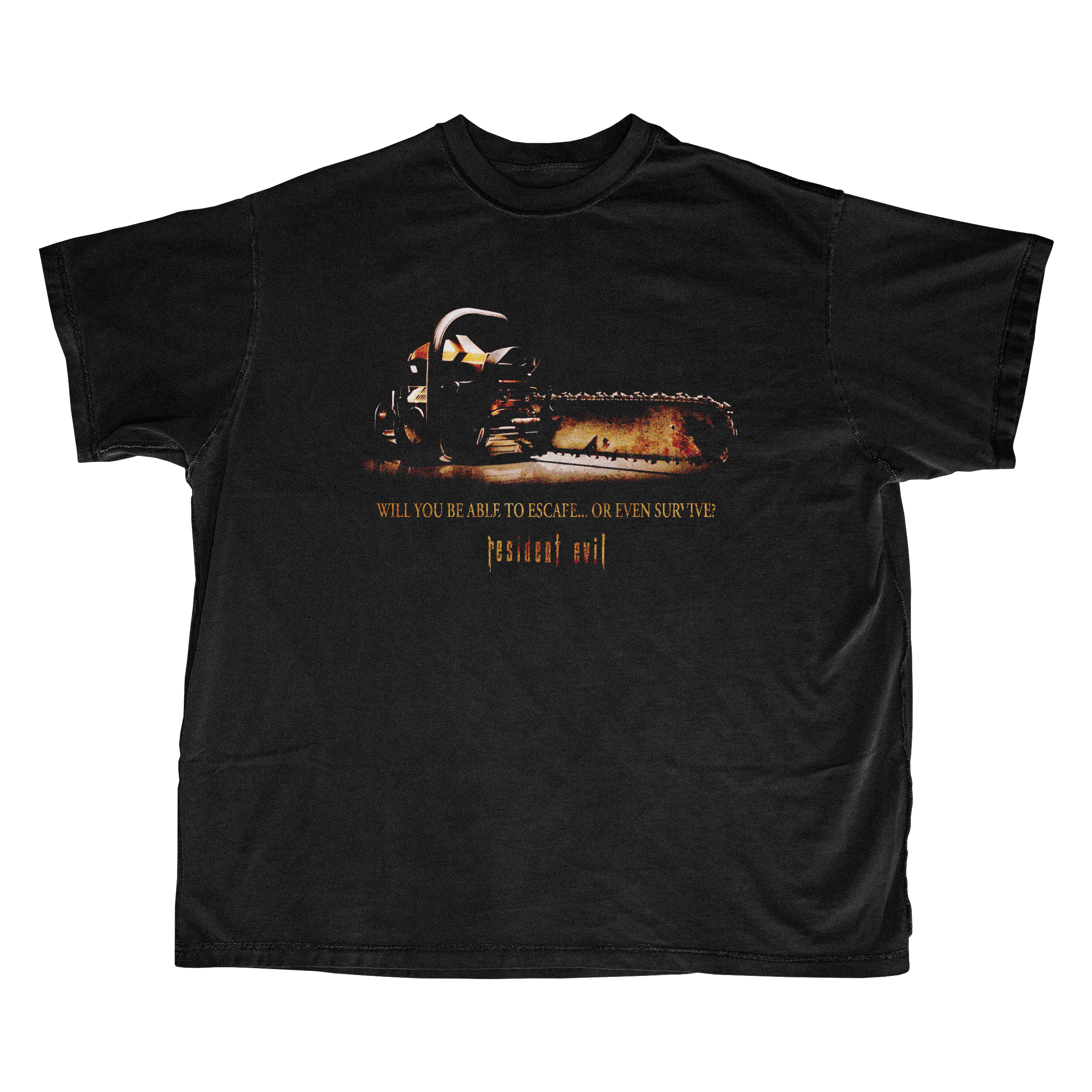 resentment 鬼レア Resident Evil 4 Chainsaw T-Shirt | Cellar Door