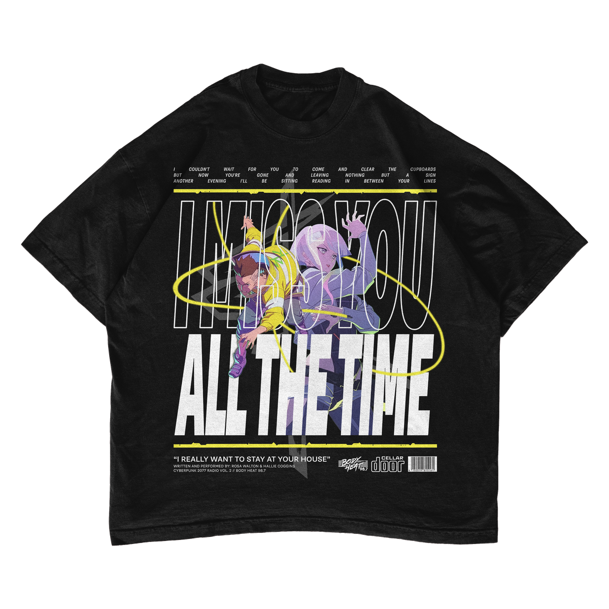 CYBERPUNK EDGERUNNERS: MISS YOU (FRONT ONLY)