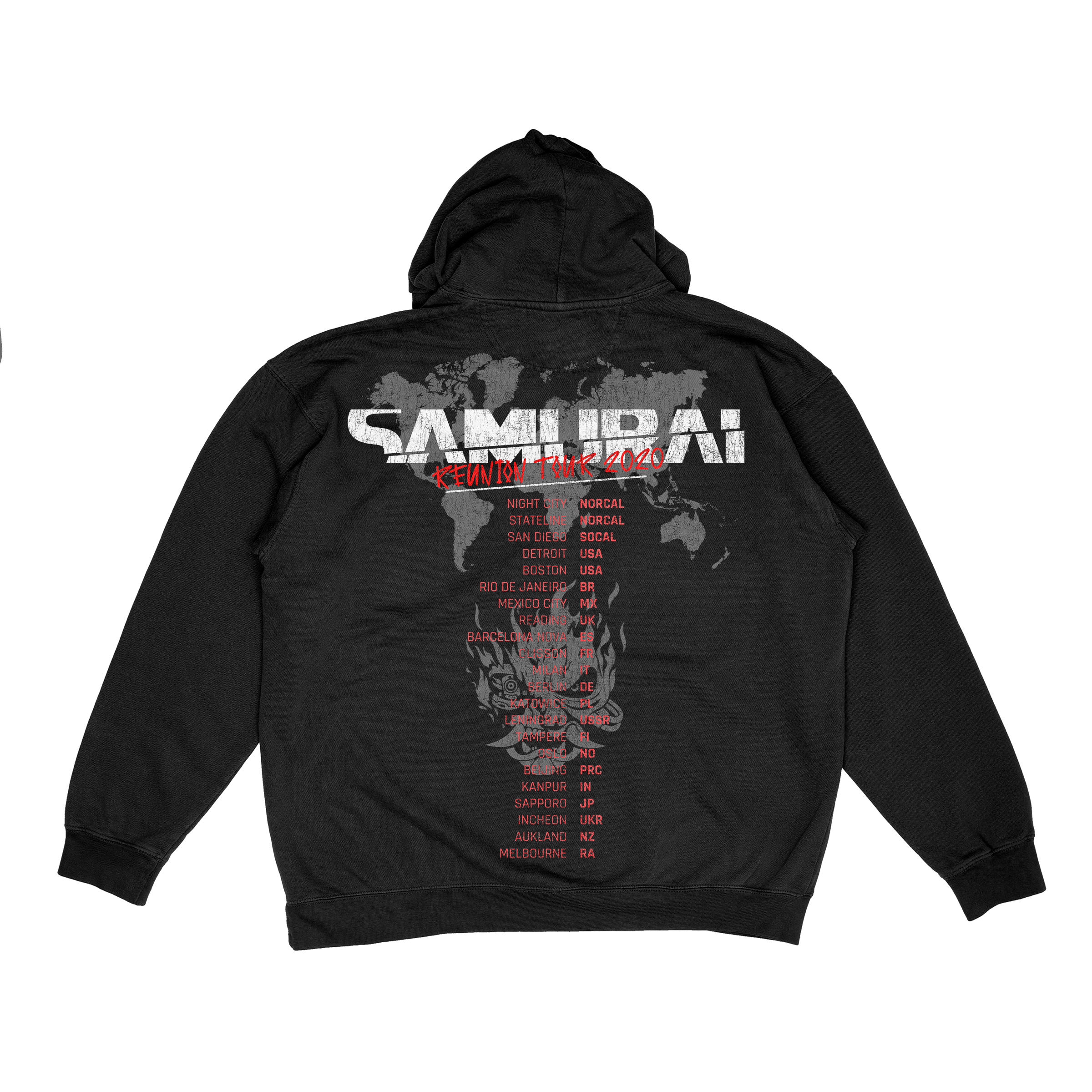 CYBERPUNK 2077: VINTAGE SAMURAI TOUR HOODIE
