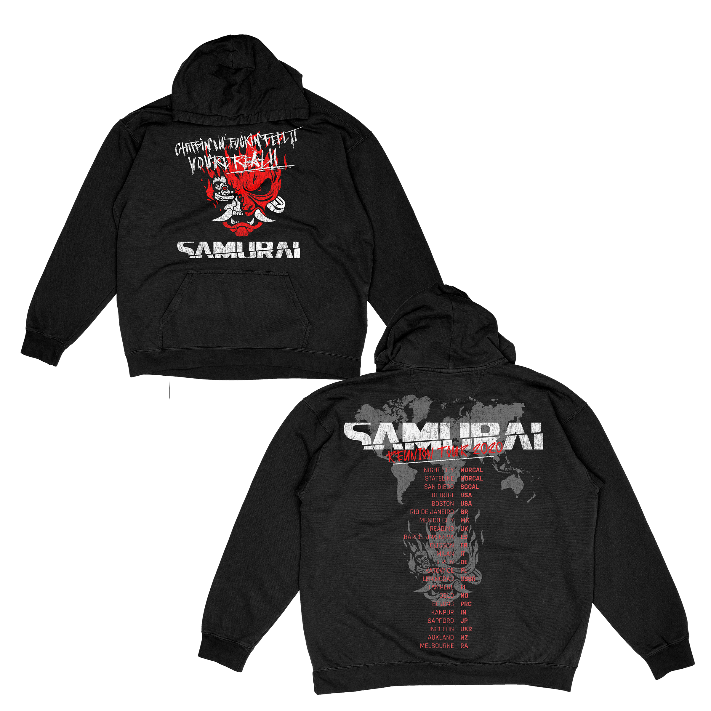 CYBERPUNK 2077: VINTAGE SAMURAI TOUR HOODIE